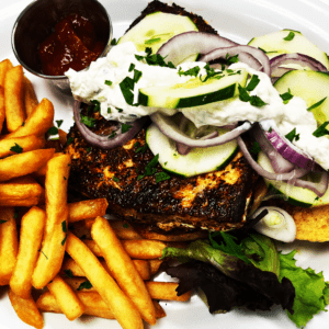 Swordfish Sandwich, Lido Beach Restaurant